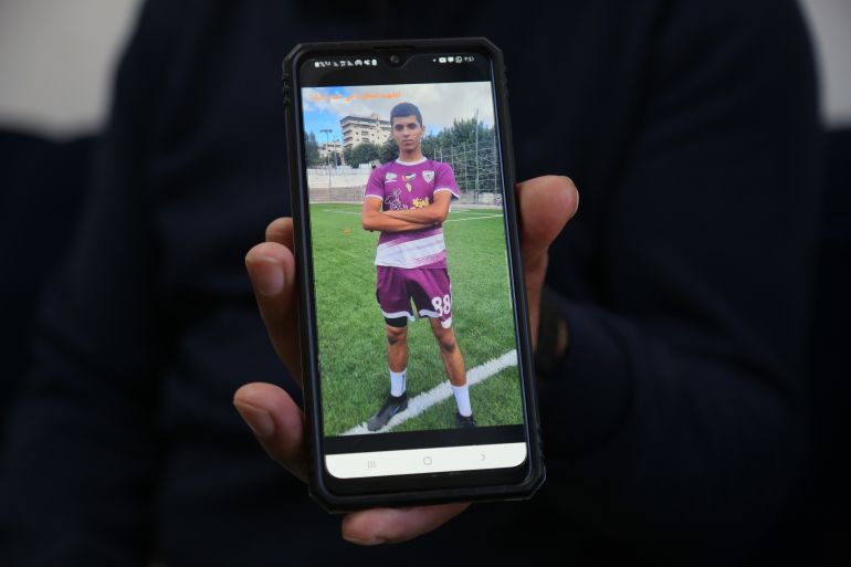 NajiNaji al-Baba was just 14 when Israeli soldiers opened fire and killed him as he played football with friends in woodland close to his family's home in Halhul, West Bank [Mosab Shawer/Al Jazeera]