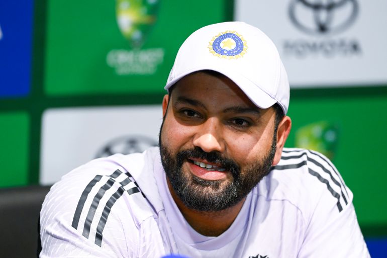 Rohit Sharma speaking.
